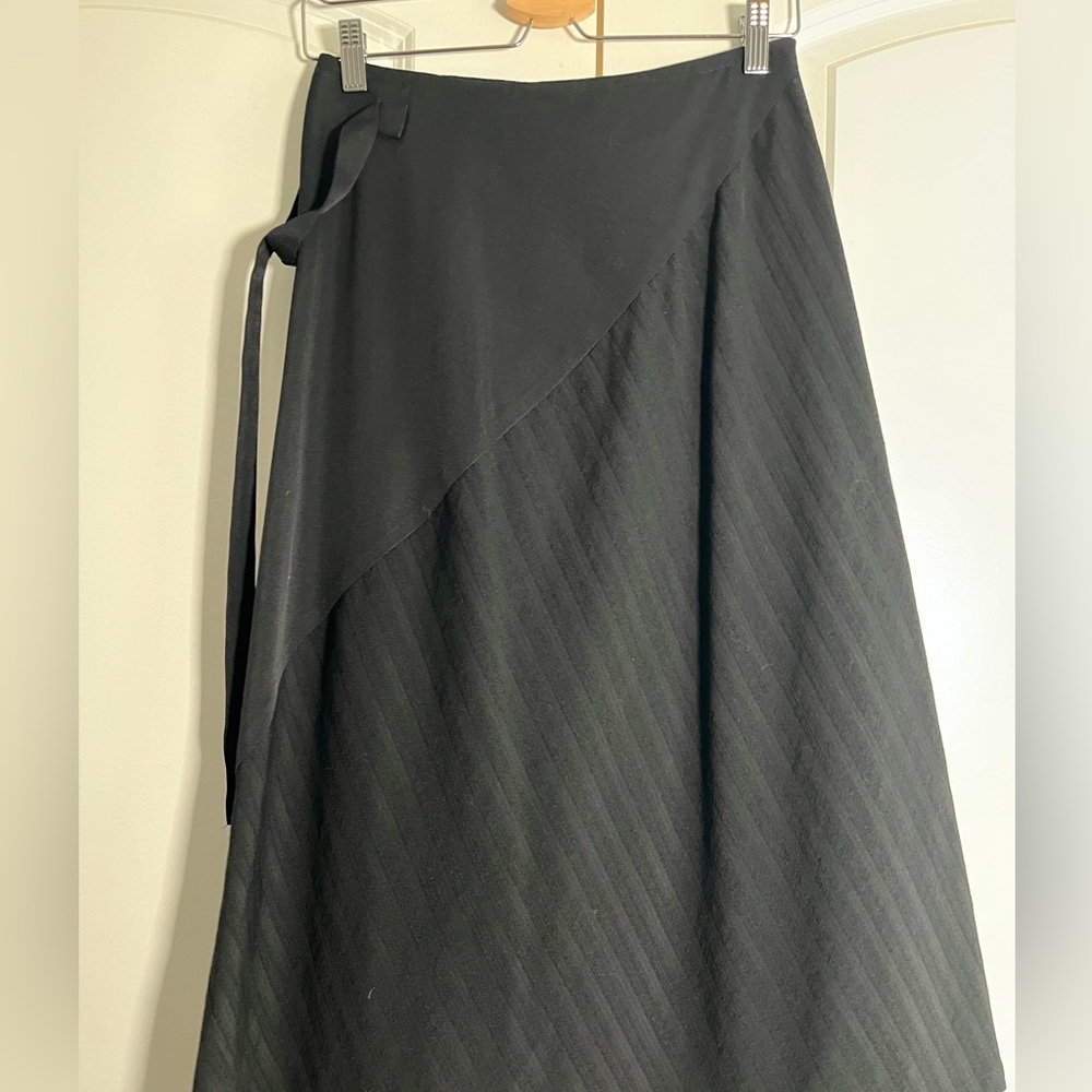 Comme des Garçons Tricot wool blend faux wrap A line skirt size S - Picture 11 of 15